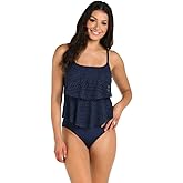 2-Tiered Ruffle Tankini Swimsuit Top