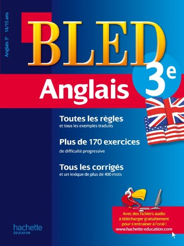 Download cahier bled ; anglais ; 3eme ; 14-15 ans
