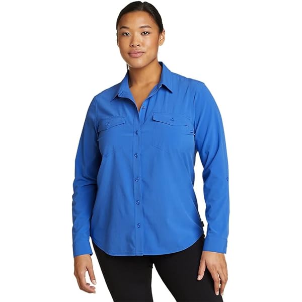 Eddie Bauer Men's UPF Guide 2.0 Chemise à Manches Longues