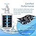 Waterdrop LT1000PC ADQ747935 Refrigerator Water Filter and Air Filter, Replacement for LG® LT1000P®, LMXS28626S, LFXS26973S, LFXS26596S, LFXS28596S, ADQ74793501, ADQ74793502 and LT120F®, 4 Combo