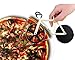 Pizza Blaze bike, Bicycle shape Pizza Cutter / Slicer - 2 Stands - Dual Stainless Steel Wheel Blades - A Sporty and Awesome Kitchen Gift (White)
