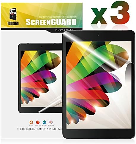 TabSuit Dragon Touch X80 Screen Protector Ultra-Clear of High Definition (HD)-3 Pack for Dragon Touch X80 Tablet