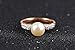 Angelady® 18k Rose Gold Plated Pear Ring for Women Best Gifts Idea (Available in Sizes 6 7 8)
