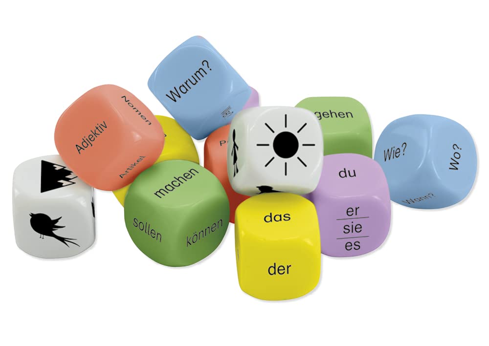 TimeTEX Dice Set German 12-Piece 20 mm in Box