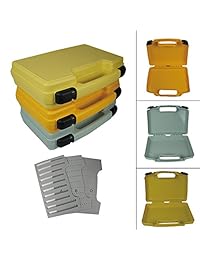 aventik Streamer Fly Box sf ii Super Large Fly Box, 14 x 11 x 3.35 inch 360 x 260 x 85 mm en tres colores con tres diferentes espumas Pesca con Mosca Pesca en barco