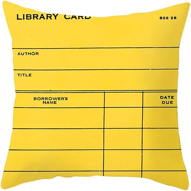 GSYYSZD Forma de Carta de Almohadas Amarillo, 45 * 45 (núcleo Almohada