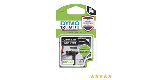 dymo 12mm x 3m