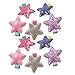 10Pcs Bling Bling Star Hair Clips Colorful Star Hair Bow Cuter Kids Toddlers Girls Hair Clips Christmas Party Hair Style