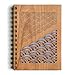Scallop Reflections Laser Cut Wood Journal (Notebook / Birthday Gift / 5th Anniversary / Gratitude Journal / Handmade)