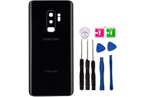 Replacement Rear Housing Battery Back Door Cover for Samsung Galaxy S9 SM-G960 Glass Panel Battery Case, with Adhesive Preins