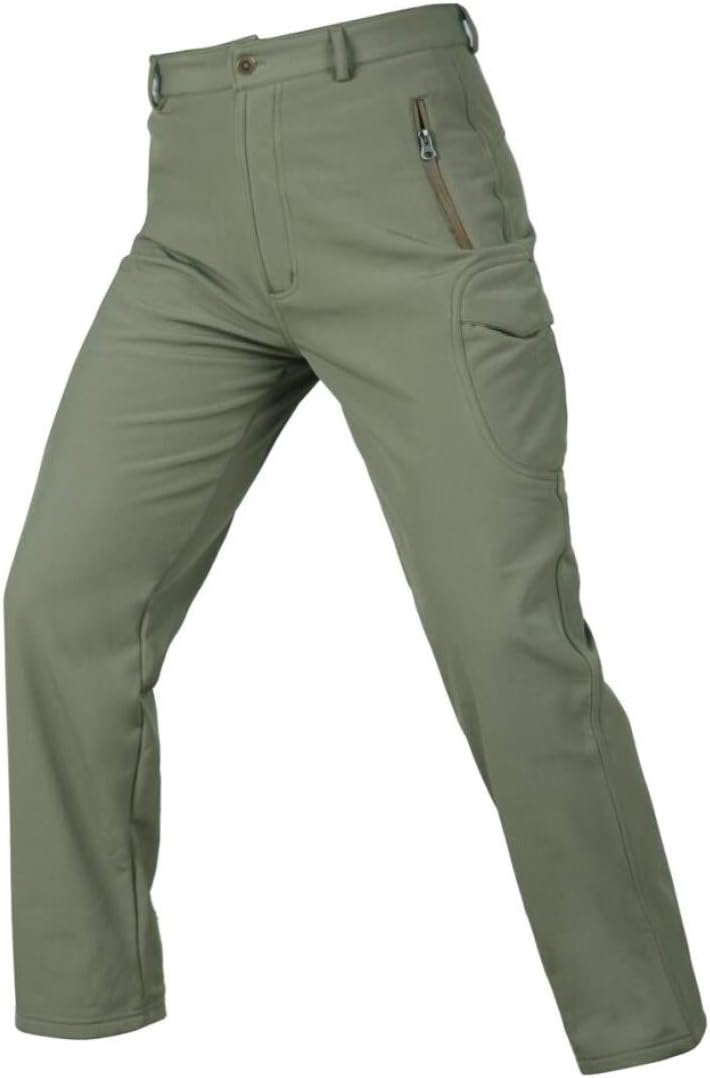 Fleece Shark Skin Soft Shell Tactical Pants Military Camouflage Pants Men Windproof Waterproof Warm Camo Army Pants
