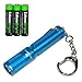 OLIGHT I3S 80 Lumen Cree XP-G2 LED LED Flashlight (Blue Body) 3 X EdisonBright AAA batteries