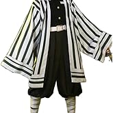 Wecos Men Women Cosplay Anime Costume Cape Cloak Robe Kimono Outfit Halloween Cos