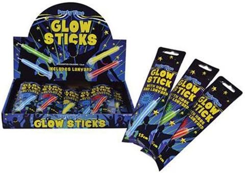 Glow stick 15cm pack of 1 (colour may vary)
