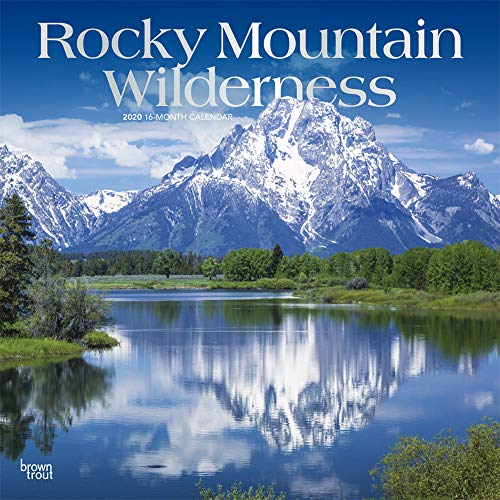 Rocky Mountain Wilderness 2020 12 x 12 Inch Monthly Square Wall Calendar with Foil Stamped Cover, US by