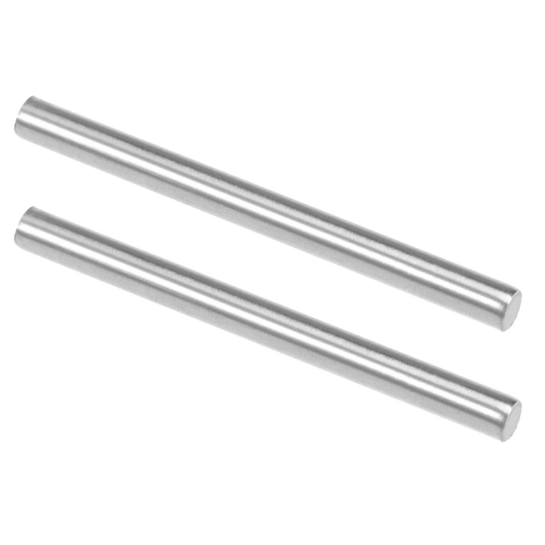 Lathe Metal Rods Round Solid Steel Stainless uxcell Bar 2pcs 30mmx2.5mm