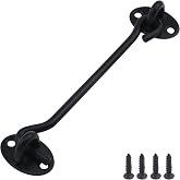 Barn Door Latch 4-Pack - Stainless Steel Privacy Hook & Eye Latch For Sliding Doors, Gates - View #5