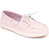 Nautica Women's Casual Boat Shoes, Moc-Toe Loafers with Cushioned Insole, Deck Fashion Sneaker