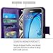 LK J3 Case, Express Prime Case, Amp Prime Case, Luxury PU Leather Wallet Case Flip Cover with Card Slots & Stand For Samsung Galaxy J3/Express Prime/Amp Prime, PURPLE