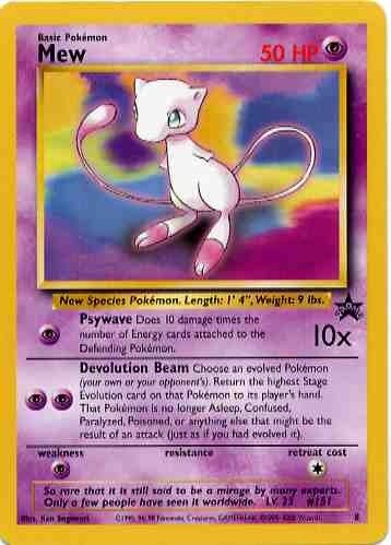 Pokemon - Mew (8) - Wizards Black Star Promos