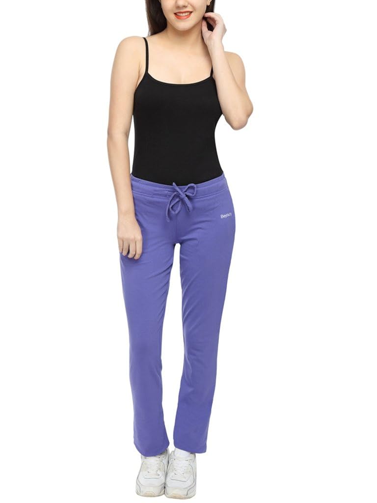 beyouty slight flare fit track pant