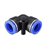 uxcell Plastic Elbow Push to Connect Tube Fitting