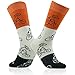 SUTTOS Elite Men's Fashion Pattern Fun Colorful Cotton Casual Dress Socks,4 Pairs with Gift Box - Multicoloured - One size