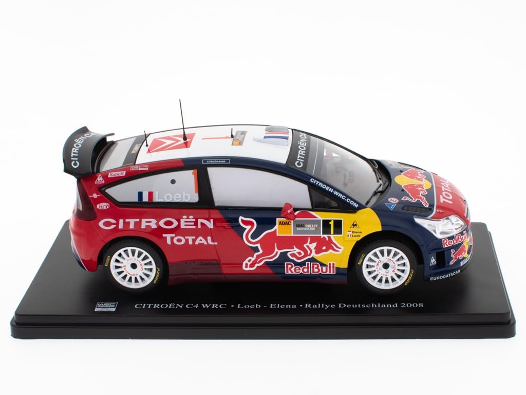 OPO 10 - 1/24 scale miniature car compatible with Citroën C4 WRC - Loeb-Elena - Rallye Deutschland 2008 - WRC523
