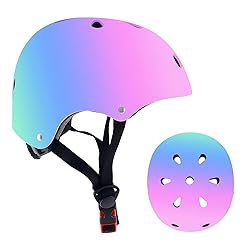 JeeFree Adjustable Gradient Color Skateboard Helmet