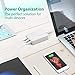 USB Charger RAVPower 60W 12A 6-Port Desktop USB Charging Station with iSmart Multiple Port, Compatible iPhone Xs Max XR X 8 7 Plus, iPad Pro Air Mini, Galaxy S9 S8 S7 Edge, Tablet and More (White)