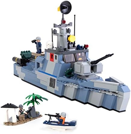 MakeFunToys(TM) Building Block MARINE CORPS Series Offshore PICKET SHIP 520+pcs