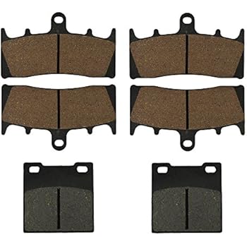 AHL Front & Rear Brake Pads Set for Suzuki GSX1300 R Hayabusa 1999-2007 (Semi-metallic)