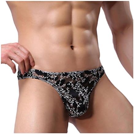 Men Underwear,Napoo G-String Boxer Briefs Shorts Bulge Pouch Thongs Sheer Underpants