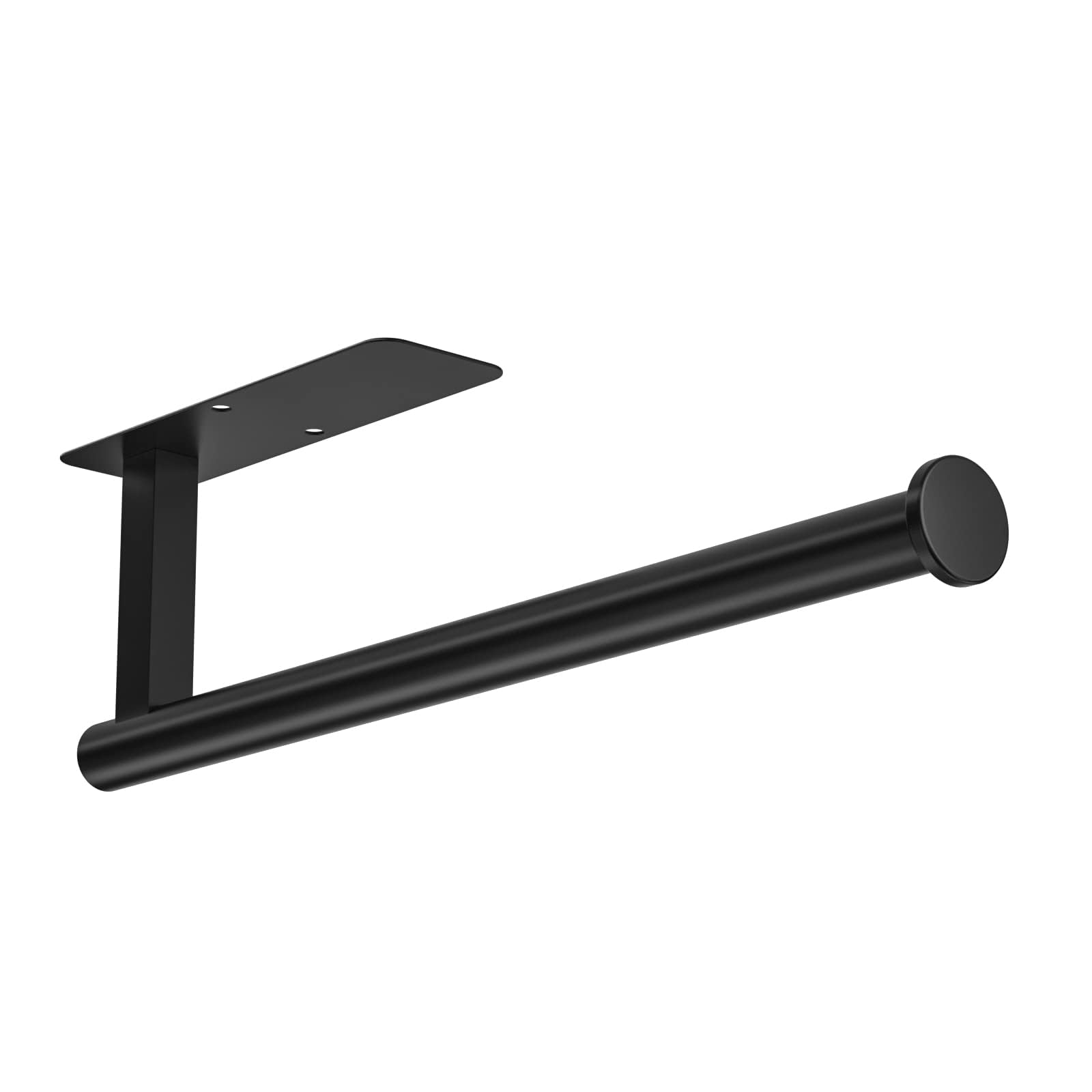 Photo 1 of ASTOFLI Paper Towel Holder Under Cabinet No Drilling, Self Adhesive Paper Towel Holder Wall Mount for Kitchen Rack, Under Counter Napin Holder No Drill, RV, 304 Stainless Steel, Matte Black