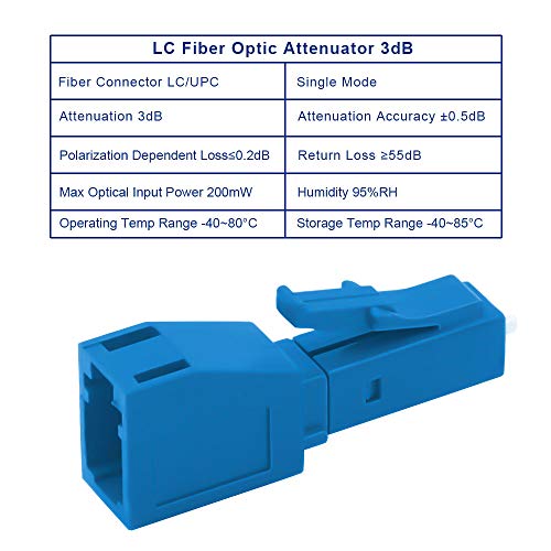 2 FLYPROFiber+Attenuator+3dB+2pack+Single+Male+Female