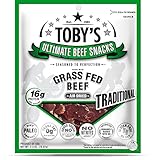 Toby's Grass Fed Beef Biltong / Jerky South African Style - Traditional - 2.5 oz