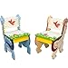 Fantasy Fields - Dinosaur Kingdom Hand Crafted Kids Wooden 2 Chairs Set