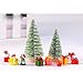 EMiEN 19 Pieces Christmas Miniature Ornament Kits Set for DIY Fairy Garden Dollhouse Decoration,Santa,Christmas Trees,Small Bear,Snowman, Red Socks,Gift Bags,Star for Children