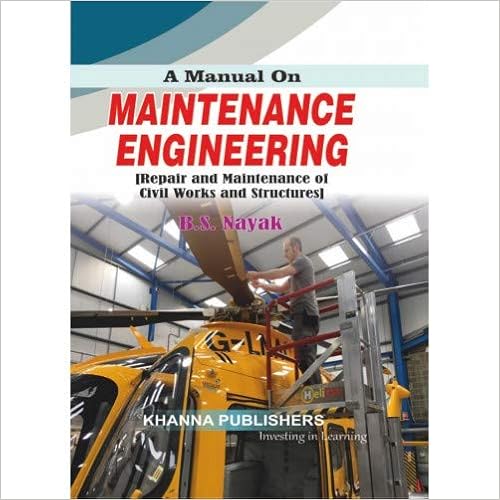 A Manual On Maintenance Engineering (Repair And Maintenance Of Civil Works And Structures)