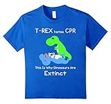 T-Rex Hates CPR Funny Dinosaur T Rex Extinct Tee Shirt