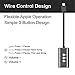 iPhone 7 Adapter, 2 in 1 Lightning to 3.5mm Audio Jack + Lightning Charge Port Support Calling and Music Control, Work with iOS 10.3 and above (Silver)