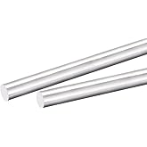 MECCANIXITY Aluminum Solid Round Rod 10mm Diameter 300mm Length Lathe Bar Stock for DIY Craft Pack of 2Pcs