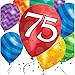 Creative Converting 75th Birthday Balloon Blast Lunch Napkins, Multicolor (48 Count)
