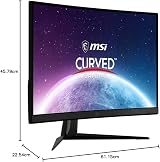 MSI G27C4X 27" Curved Gaming Monitor VA LED 1080p 1ms 250Hz HDMI DisplayPort view 6