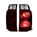 VIPMOTOZ Smoke Red Lens OE-Style Tail Light Lamp Assembly For 2006-2010 Jeep Commander, Driver & Passenger Side