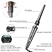 Curling Wand, Accellorize 6 in 1 Curling Iron Hair Curler Set with 6 Interchangeable Barrels and Heat Resistant Glove