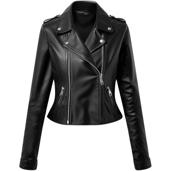 Chaqueta Color Crema De Piel Sintética De ASOS DESIGN | ASOS
