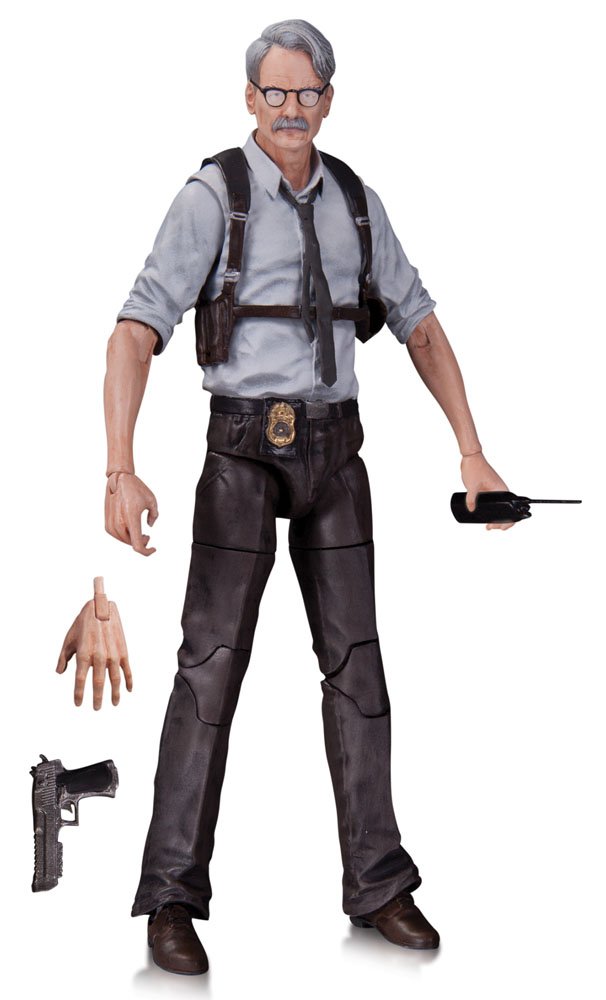 DC Comics "Batman Arkham Knight Commissioner Gordon Action Figure (Full Colour)