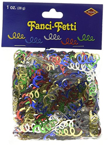 BeistleBeistle Fanci-Fetti Streamers and Curves, 1 oz, Multicolored