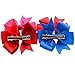 YOY Fashion Headbands Grosgrain Ribbon Pinwheel Boutique Hair Bows Alligator Clips for Baby Girls Kids Teens Toddlers Children Pack of 40